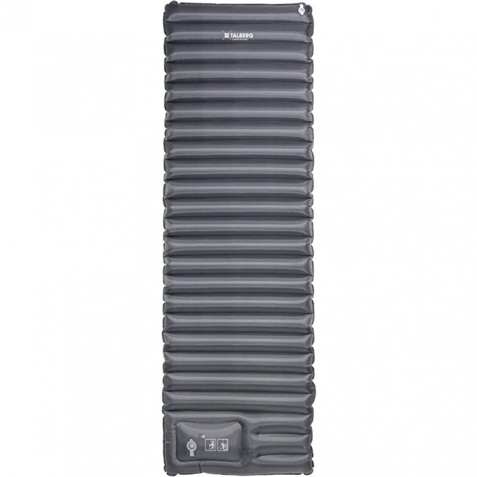 Коврик надувной TALBERG LUXOR AIR GREY MAT оливковый 4673727793355