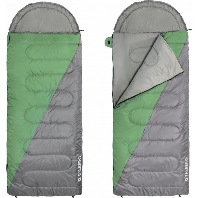 Спальный мешок TALBERG SUMMER 0°C левый, зелёный 4673747399285