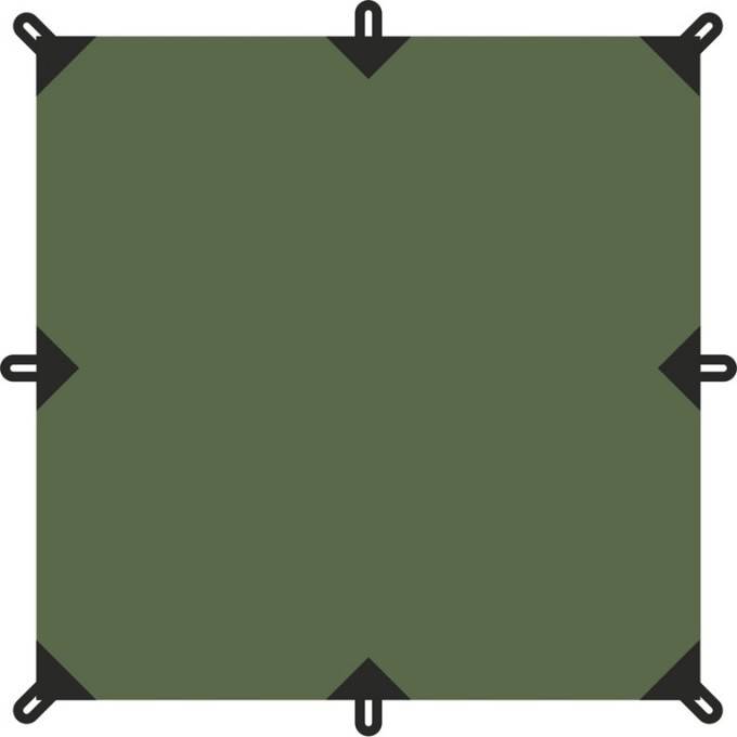 Тент TALBERG TENT 4X4, зелёный 4690553014195